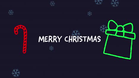 Merry-Christmas-written-on-black-background
