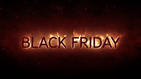 Black-Friday-in-flames-on-black-background