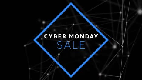 Cyber-Monday-Verkauf-Auf-Schwarzem-Hintergrund