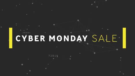 Cyber-Monday-Verkauf-Auf-Grauem-Hintergrund