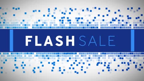 Flash-Sale-Auf-Blauem-Banner