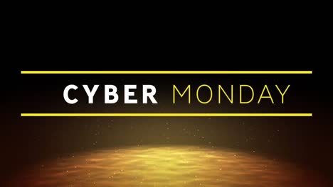 Cyber-Monday-Mit-Gelben-Wellen