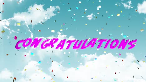 Congratulations-written-on-blue-sky-with-clouds