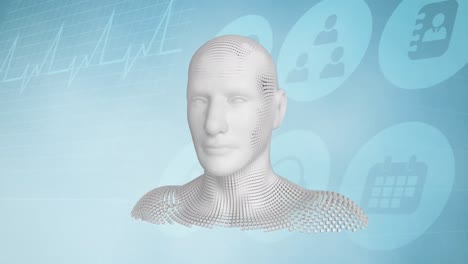 Moving-human-bust-with-icons-on-blue-background