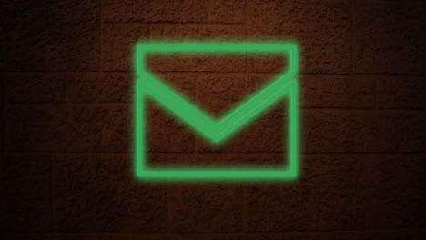 Envelope-neon-sign-on-brick-wall-4k