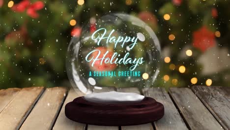 Happy-Holidays-A-Seasonal-Greeting-on-a-snow-globe