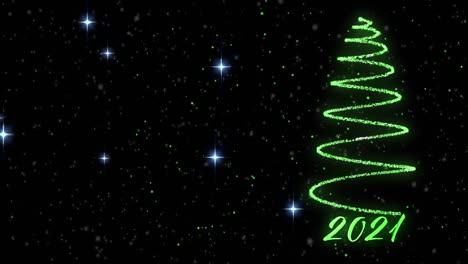 2021-Und-Weihnachtsbaum-In-Grün