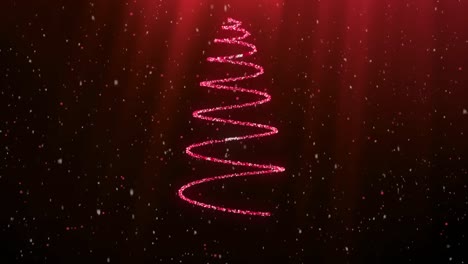 árbol-De-Navidad-En-Rojo