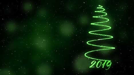 2019-and-Christmas-tree-in-green