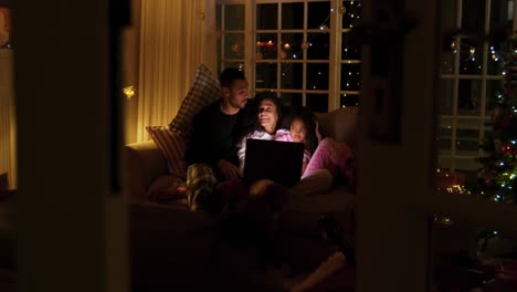 Family-at-home-at-Christmas-time