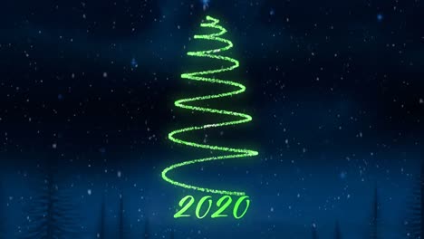 2020-Und-Weihnachtsbaum-In-Grün