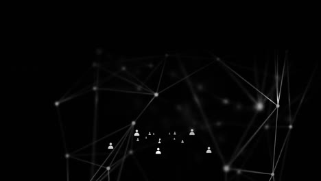 Network-of-connections-on-black-background