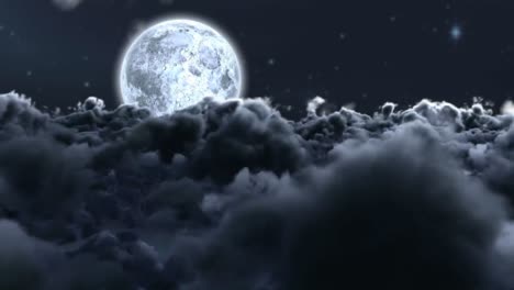 Wolken-Und-Mond-In-Der-Nacht