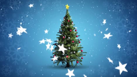 Christmas-tree-and-falling-stars