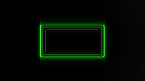Neon-rectangle-frame