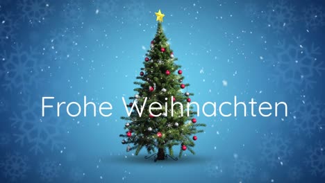 Frohe-Weihnachten-Written-Over-Christmas-Tree