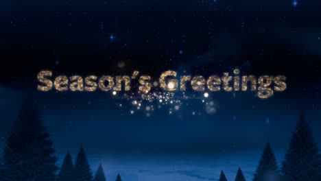 Seasons-Greetings-written-over-fireworks