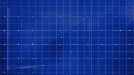Animation-of-squares-and-points-in-blue-background