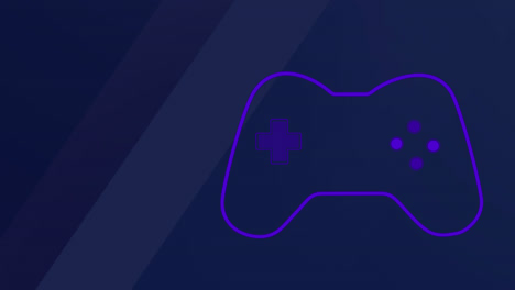 Animation-of-purple-video-game-logo