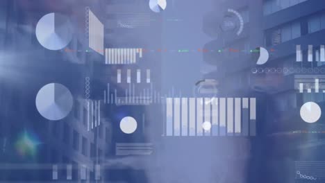 Animation-Der-Datenverarbeitung-Auf-Blauem-Hintergrund