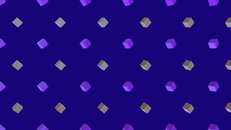 Animation-Von-Violetten-Und-Gelben-Quadraten-Und-Violettem-Hintergrund