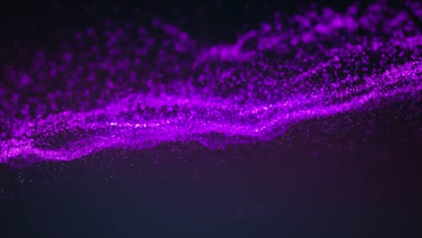 Animation-of-glowing-purple-particles