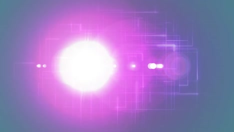 Animation-Leuchtender-Violetter-Lichter
