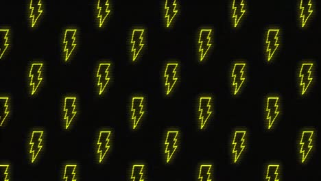 Animation-of-bright-flashes-in-yellow