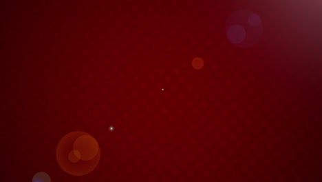 Animation-of-yellow-flash-on-red-patterned-background