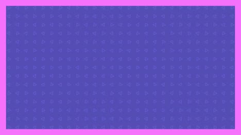 Animación-De-Triángulos-De-Color-Violeta-Claro-Moviéndose-Sobre-Fondo-Morado