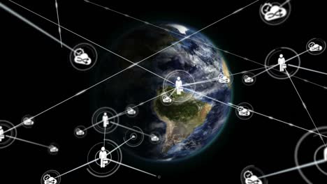Connectors-moving-and-digital-data-with-digital-globe-