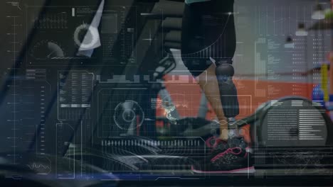Animation-of-data-processing-with-prosthetic-leg-walking-on-treadmill