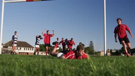 Jugadores-De-Rugby-Que-Tienen-Partido-En-El-Campo