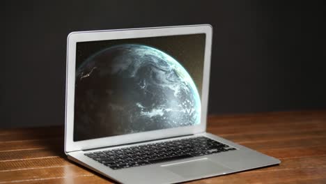 Animation-of-globe-spinning-on-a-computer-screen