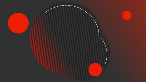 Animation-Roter-Kreise-Mit-Schwarzen-Und-Weißen-Linien