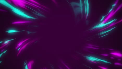 Animation-of-colors-glowing-pulsating-rays-moving-in-seamless-loop
