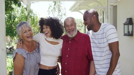 Mixed-race-family-spending-time-together-