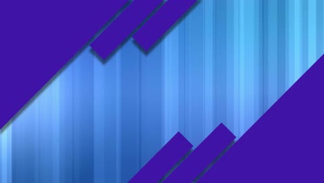 Animation-of-multiple-diagonal-purple-stripes-over-vertical-blue-light-trails-in-the-background
