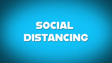 Distanciamiento-Social-Cortando-Diagonalmente-Contra-Fondo-Azul