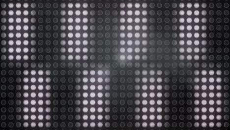 Animation-Einer-Schwarzen-Und-Violetten-Gasform,-Die-über-Violetten-Lichtern-Schwebt,-Die-Im-Hintergrund-Blinken