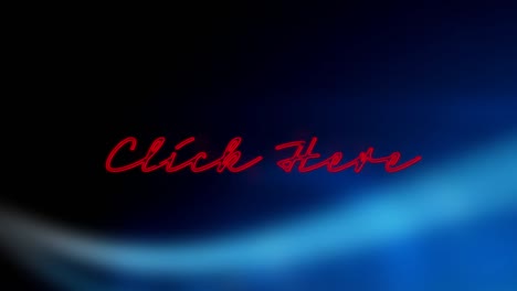 Animation-of-red-neon-style-words-Click-Here-flickering-on-dark-blue-background