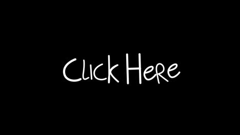 Animation-of-white-words-Click-Here--flickering-on-black-background-with-arrows