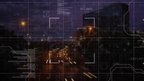 Scope-scanning-and-data-processing-against-night-city-traffic