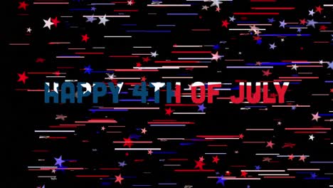 Independence-Day-text-against-colorful-lines-and-stars-in-background