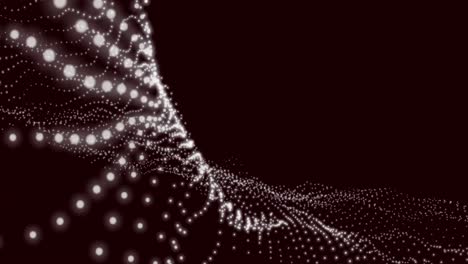 Digitally-generated-video-of-glowing-spots-making-waves-against-black-background