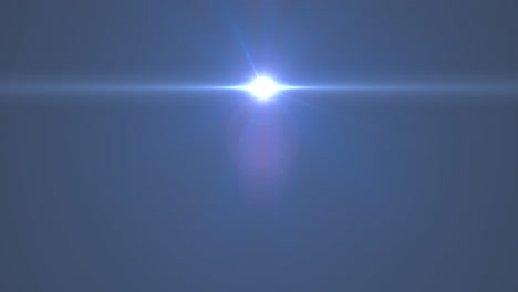 Glowing-white-spot-of-light-moving-against-blue-background