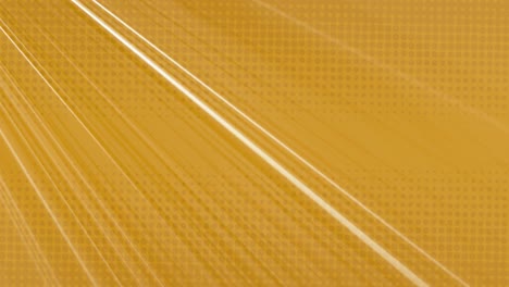 White-light-trails-moving-against-yellow-background