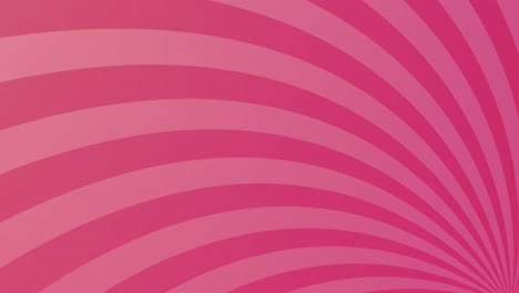 Stripes-rotating-and-moving-against-pink-background