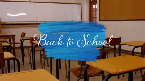Back-To-School-text-over-brush-stroke-against-empty-classroom