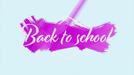 Back-To-School-text-over-brush-stroke-against-pink-pencil